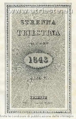 Strenna Triestina 1843 - copertina