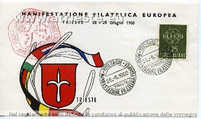 Manifestazione Filatelica Europea - Trieste 26-29 Giugno 1960