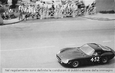 Trieste Opicina - 1964 - Curva MasÃ¨ <br />Piero Ferraro &amp;quot;Montin&amp;quot; - A.C. Trieste - su Ferrari <br />Classificato 5Âº in 5'05&amp;quot;<br />Photo by Sergio Drasco