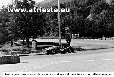 Trieste Opicina - 3 giugno 1967 - Curva Faccanoni <br />? - su Ferrari P2<br />Photo by Paolo Buonsante