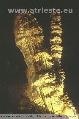 Stalagmite Torre 11<br />Grotta Torri di Slivia<br />Torri di Slivia Cave<br />Photo by Mauro Kraus