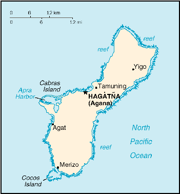 L'isola di Guam