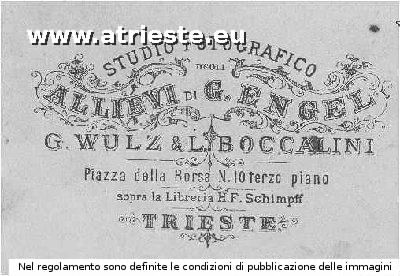 Fotogtafo<br />G. Wulz &amp;amp; L. Boccalini - Trieste