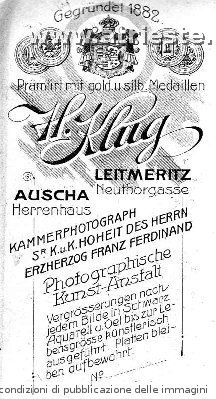 Fotografo<br />H. Klug - Leitmeritz (1914?)