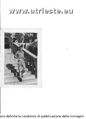 Bill Andrew at steps of Excelsior Hotel Venice Sept 1946
