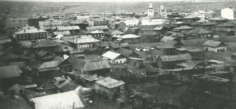 Questa era la città di Krasnojarsk. Qui ebbe sede il nostro C.S.E.O.. Vicino alla città c'erano le caserme dove alloggiarono i nostri , un lager e una prigione per detenuti politici.