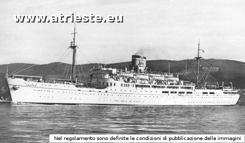 La Ausonia ripescada e rinominada Esperia, a Trieste