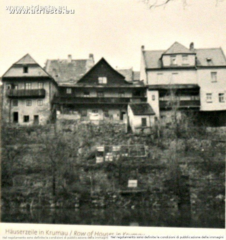 Paese di Krumau nel 1900 circa (foto di babatriestina)