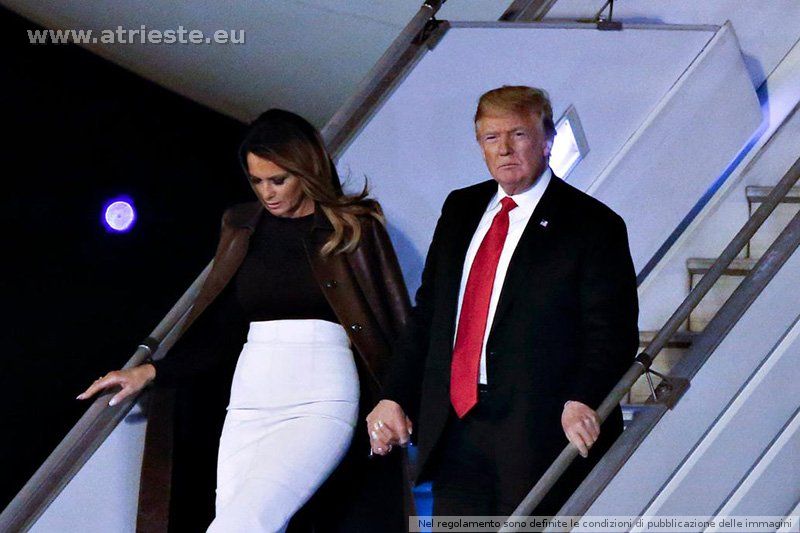 Presidente Stati Uniti Donald Trump e moglie copy.jpg