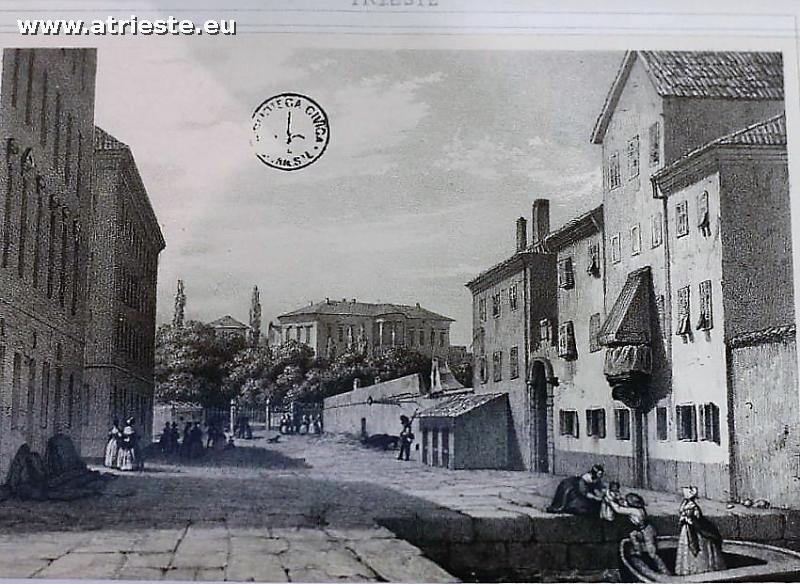 antica stampa che mostra l'edificio ai tempi in cui era Arsenale di Artiglieria antica stampa che mostra l'edificio ai tempi in cui era Arsenale di Artiglieria