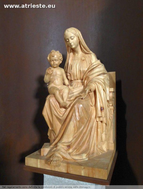 Madonna, copia lignea della Madonna delle grazie a santa Maria  maggiore