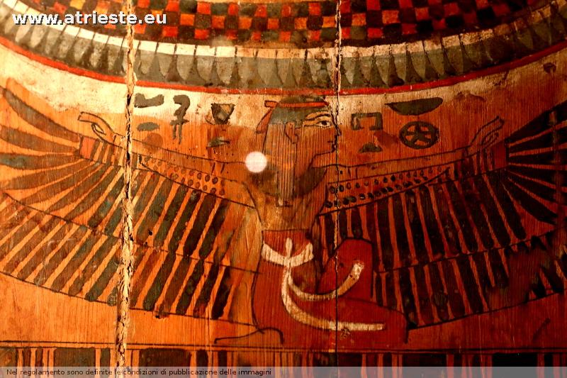 dettagli delle pitture del sarcofago di Pa-sen -en Hor